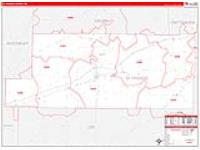 St. Francis, Ar Carrier Route Wall Map